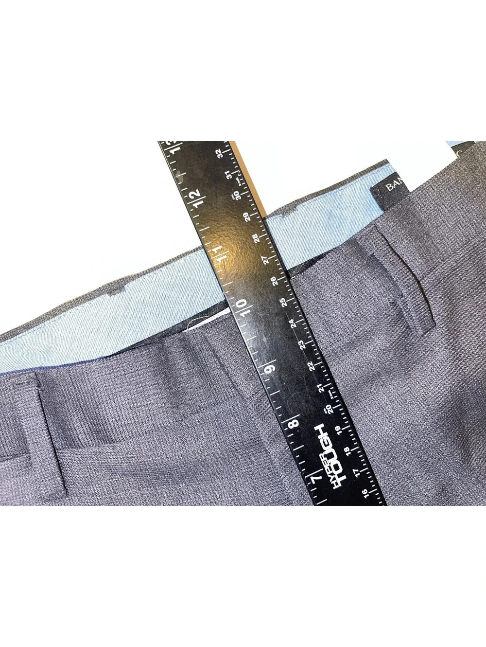 DESIGNER BANANA REPUBLIC SLIM FIT 100% WOOL GRAY DRESS PANTS MEN'S SIZE 31x30